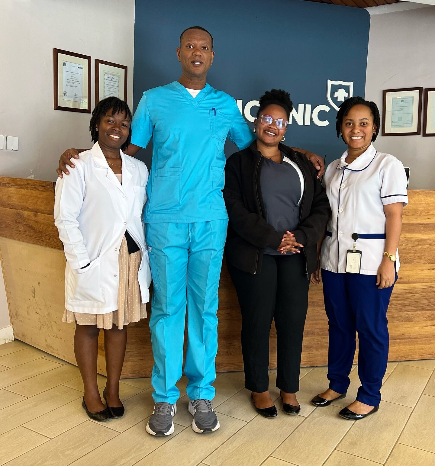 The MyHealthCheckAfrica clinical team